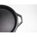 3.2-Quart Pre-Seasoned Cast Iron double Side frying pan